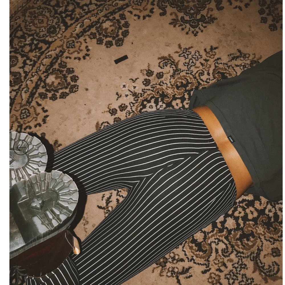Princess Polly Moss Pants Black